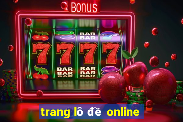 trang lô đề online