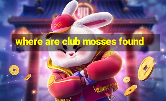 where are club mosses found