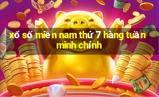 xổ số miền nam thứ 7 hàng tuần minh chính