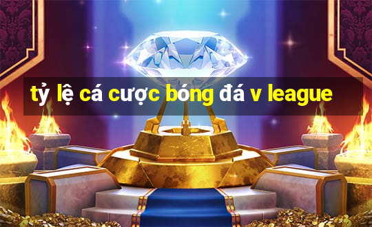 tỷ lệ cá cược bóng đá v league