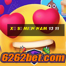 xổ số miền nam 13 11