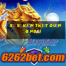 xổ số kiến thiết quảng ngãi