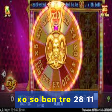 xo so ben tre 28 11