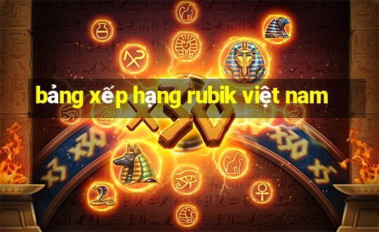 bảng xếp hạng rubik việt nam