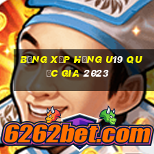 bảng xếp hạng u19 quốc gia 2023