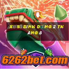 xổ số bình dương 2 tháng 8