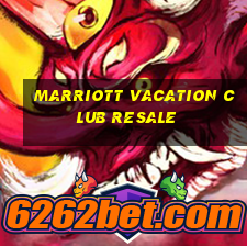 marriott vacation club resale