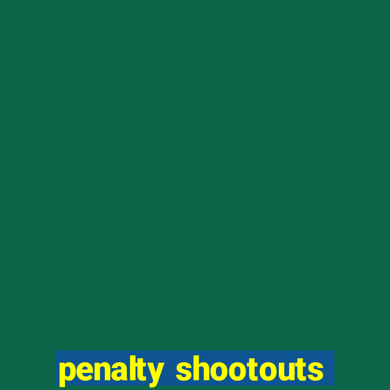 penalty shootouts