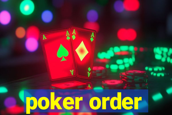 poker order