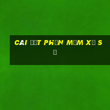 Cài đặt phần mềm xổ số