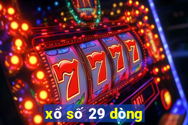 xổ số 29 dòng