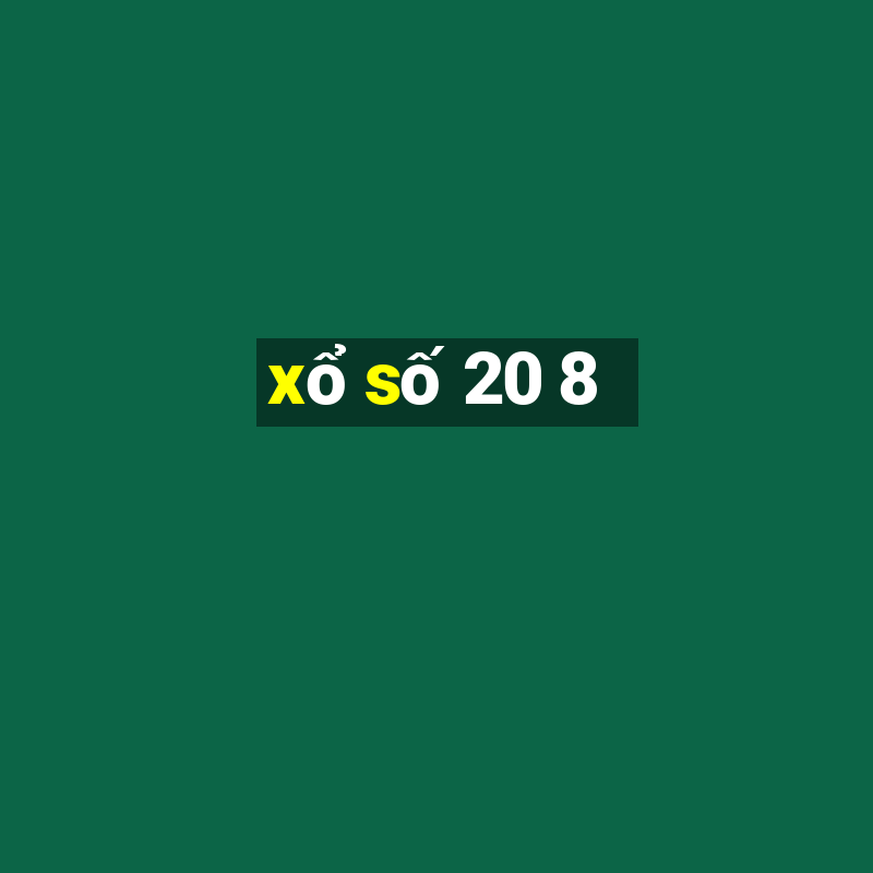 xổ số 20 8