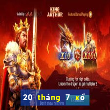 20 tháng 7 xổ số an giang