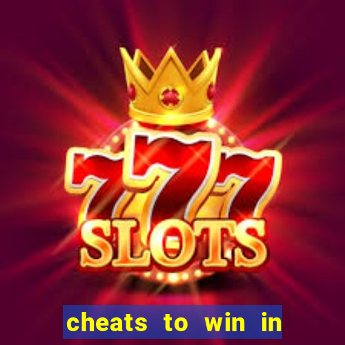 cheats to win in slots in vegas world