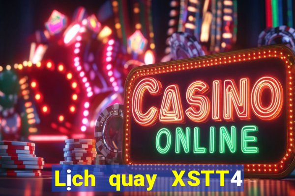 Lịch quay XSTT4 ngày 24