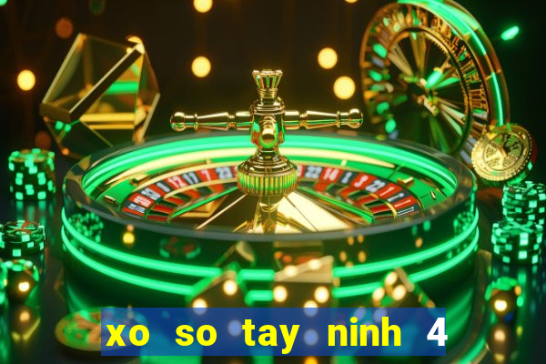 xo so tay ninh 4 3 2024