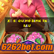 xổ số quảng bình thứ sáu