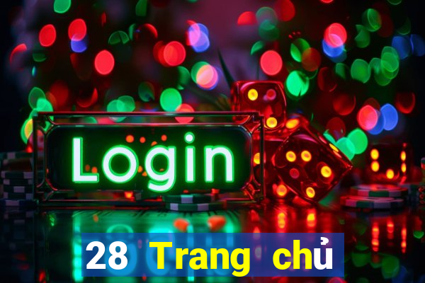 28 Trang chủ của trang web