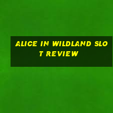 alice in wildland slot review