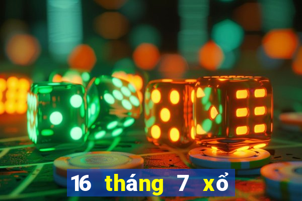 16 tháng 7 xổ số tiền giang