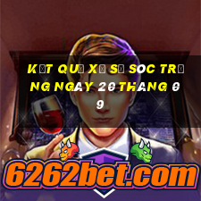 kết quả xổ số sóc trăng ngày 20 tháng 09