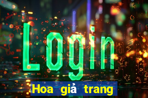 Hoa giả trang trí phòng khách