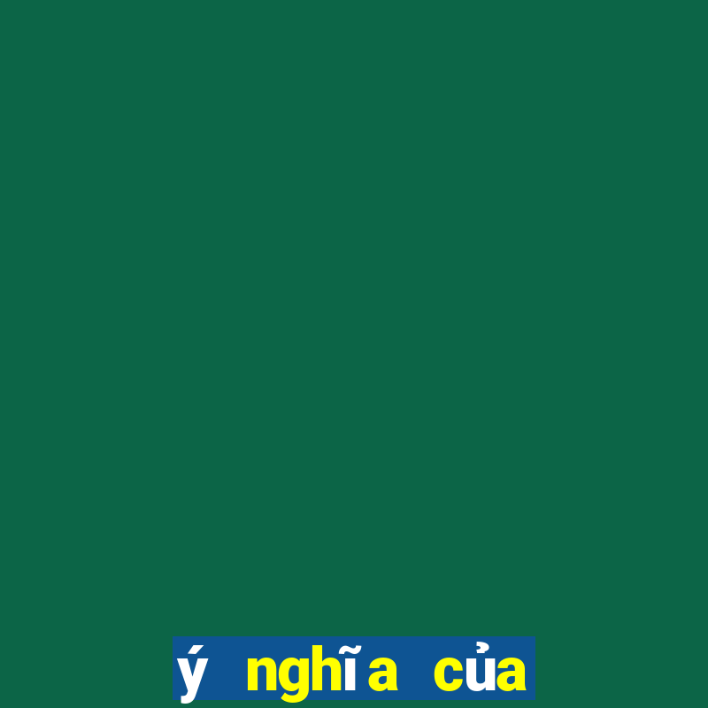 ý nghĩa của các con số đề