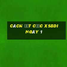 Cách đặt cược XSBDI ngày 1