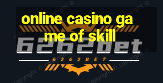 online casino game of skill