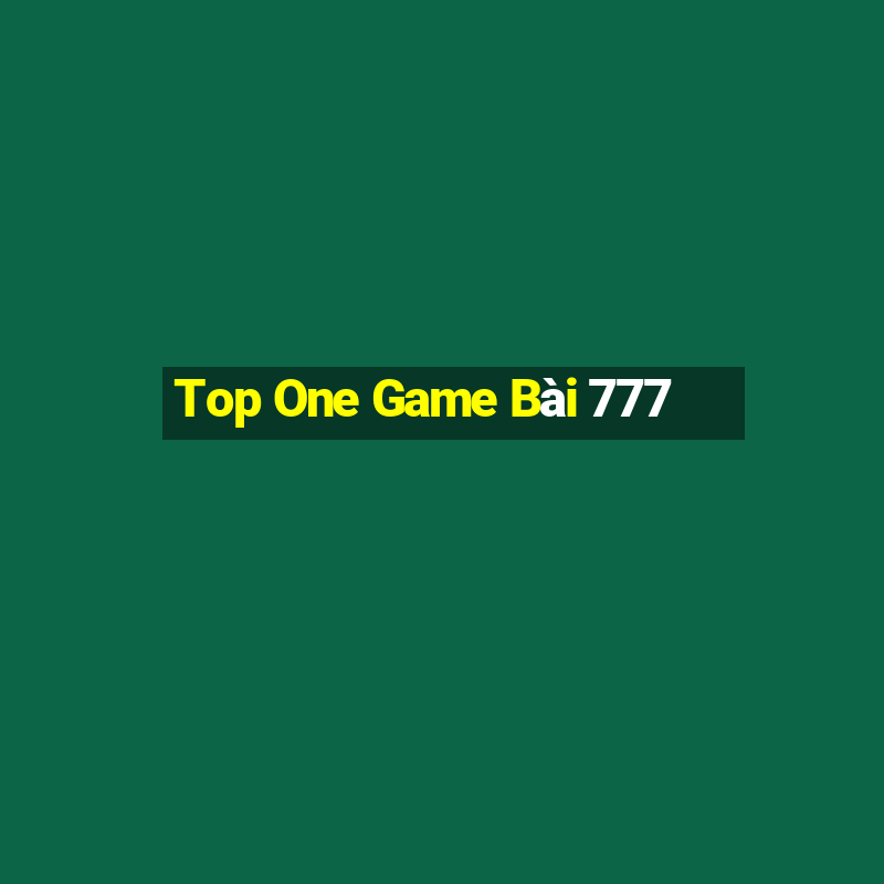 Top One Game Bài 777