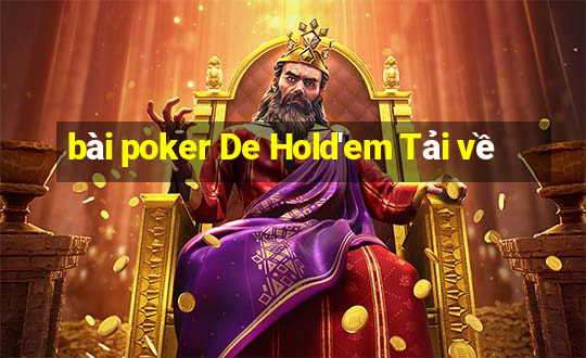 bài poker De Hold'em Tải về