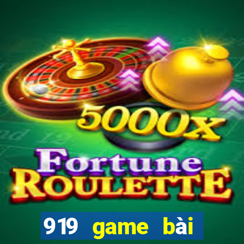 919 game bài giải trí