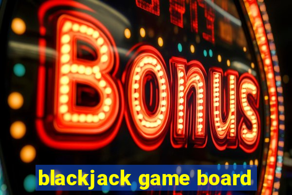 blackjack game board