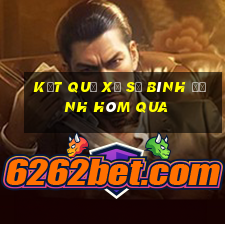 kết quả xổ số bình định hôm qua