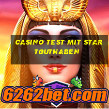 casino test mit startguthaben