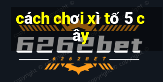 cách chơi xì tố 5 cây