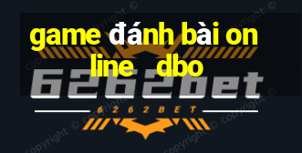 game đánh bài online   dbo