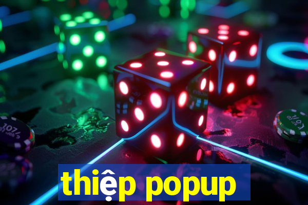 thiệp popup