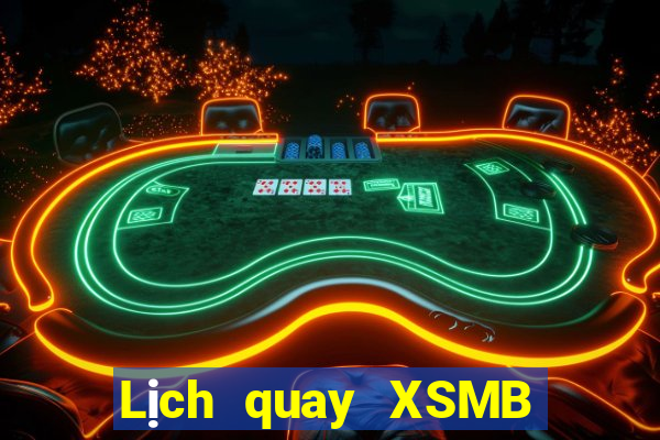 Lịch quay XSMB Thứ 5