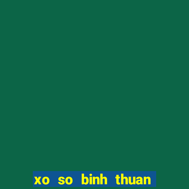 xo so binh thuan 8 4 2024