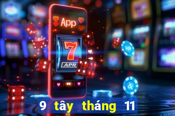 9 tây tháng 11 xổ số miền nam