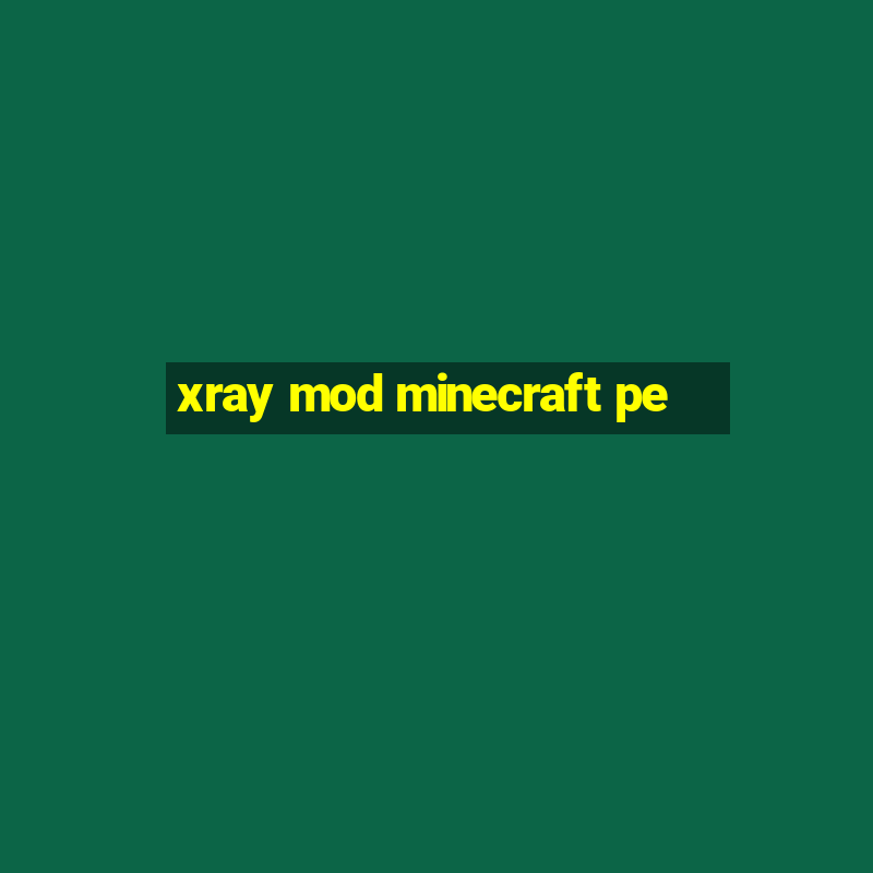 xray mod minecraft pe