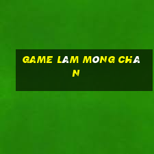 game làm móng chân