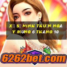 xổ số ninh thuận ngày mùng 6 tháng 10