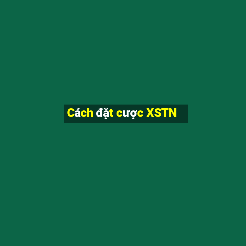 Cách đặt cược XSTN