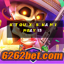 kết quả Xổ Số hà nội ngày 15