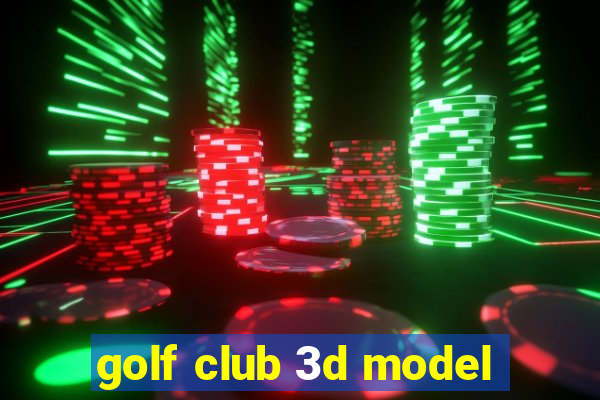 golf club 3d model