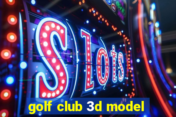 golf club 3d model