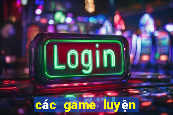 các game luyện trí nhớ