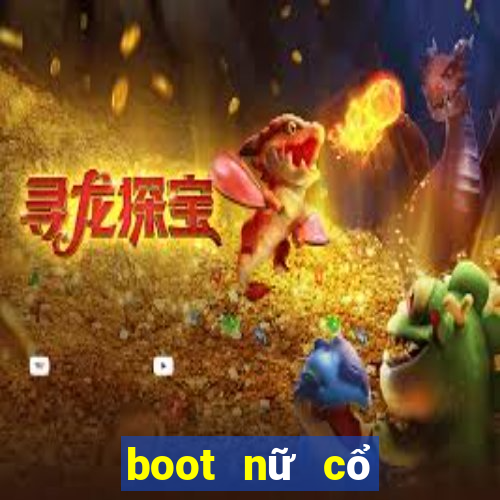 boot nữ cổ thấp đế bệt